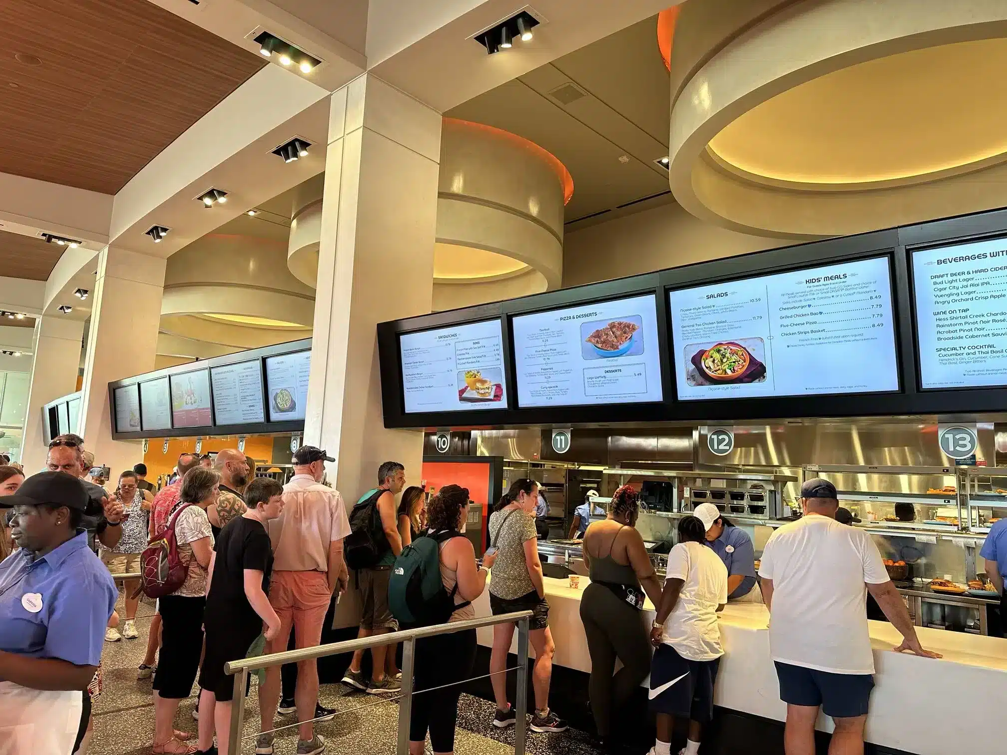 The Line at Connections Eatery at EPCOT - Disney World Quick Service Restaurant