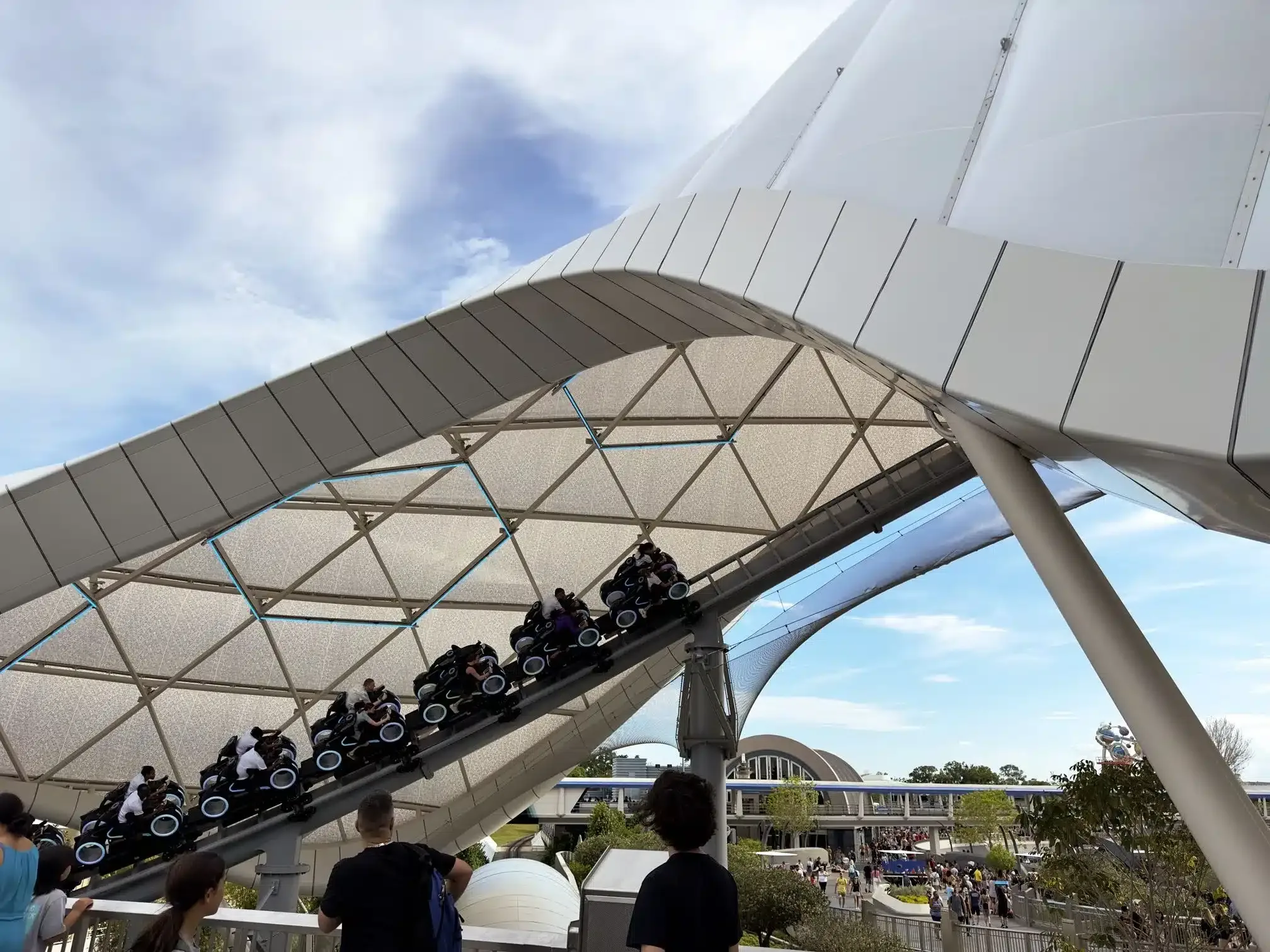 Tron Lightcycle Run - Magic Kingdom Roller Coaster