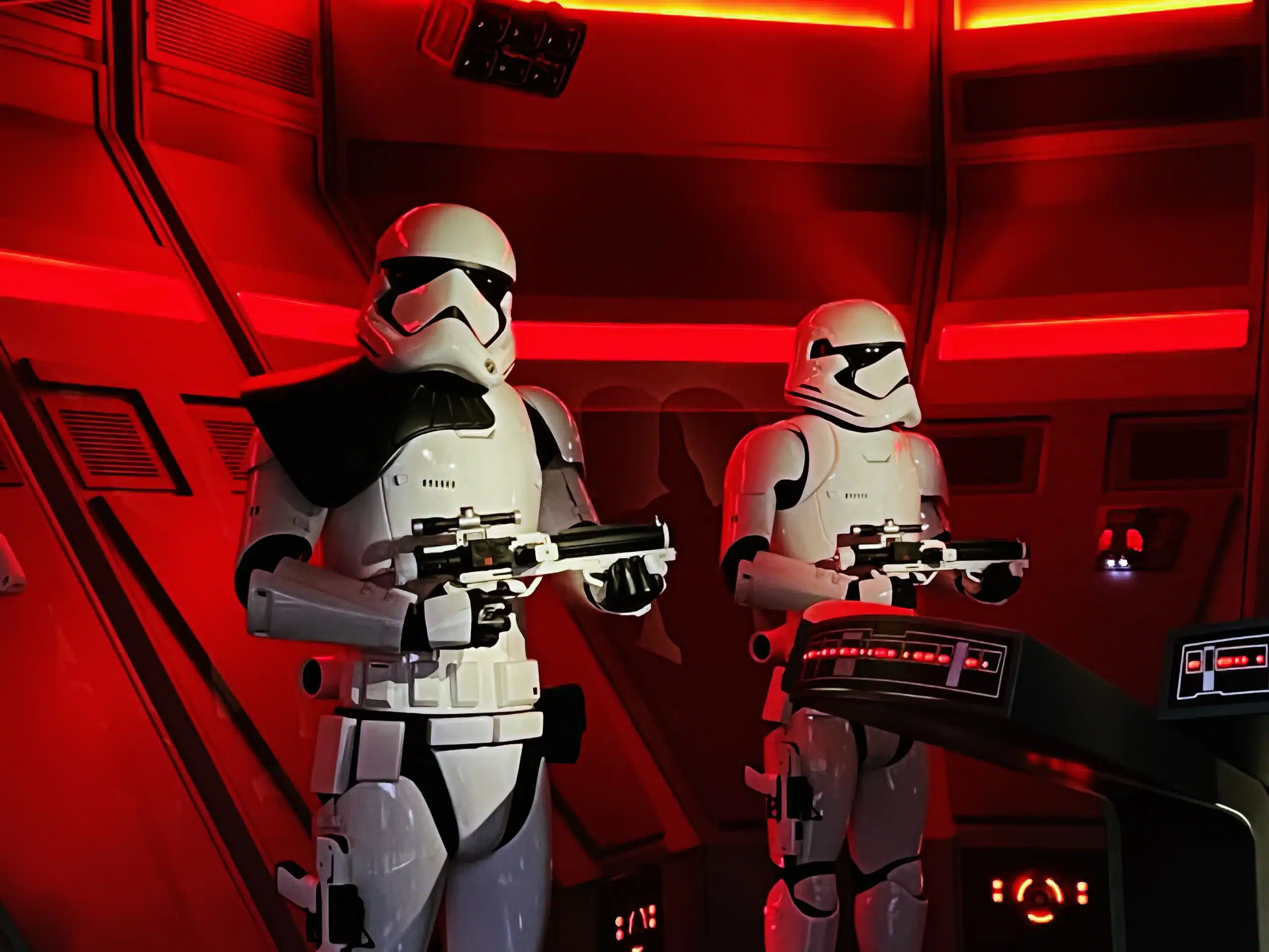 Stormtroopers in Rise of the Resistance at Disney World's Hollywood Studios