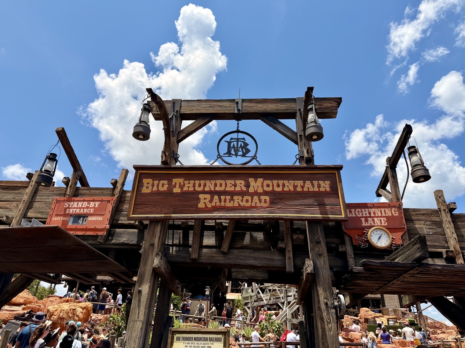 Big Thunder Mountain - Entrance - Magic Kingdom Ride - Guide2WDW