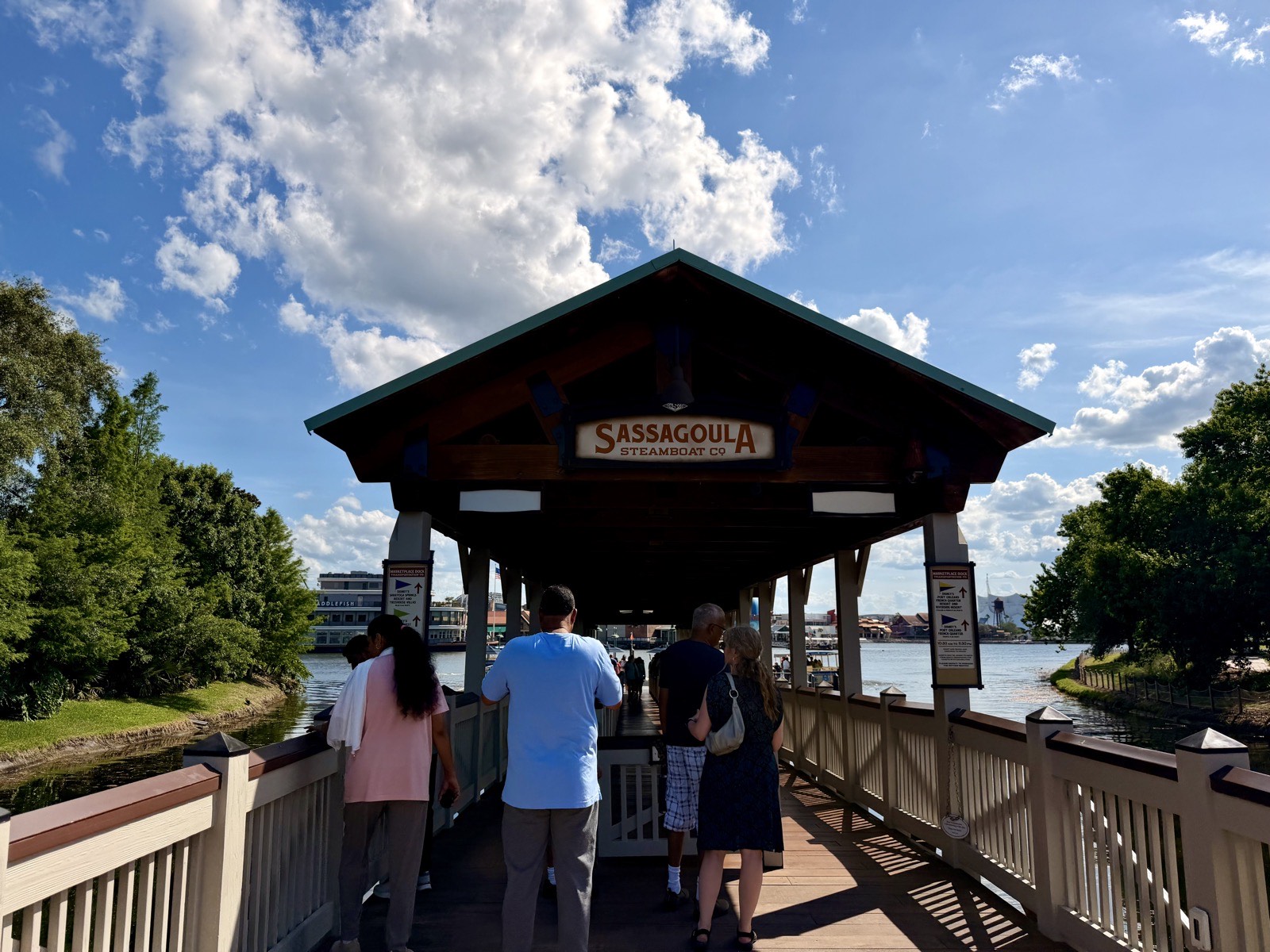 Sassagoula Steam Boat Entrance - Disney Springs Boat - Guide2WDW